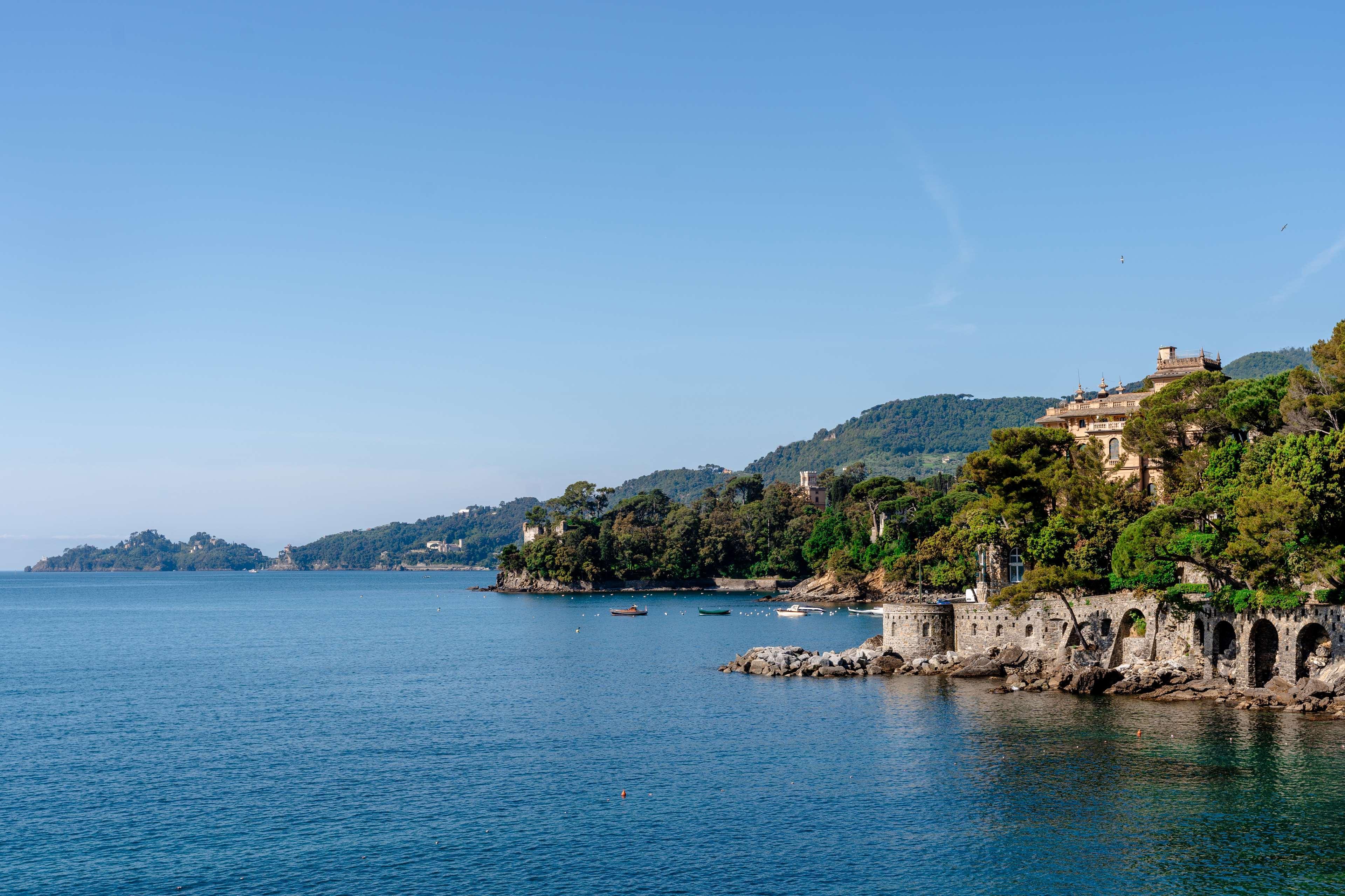 Excelsior Palace Portofino Coast Rapallo Luaran gambar View of the Gulf of Tigullio