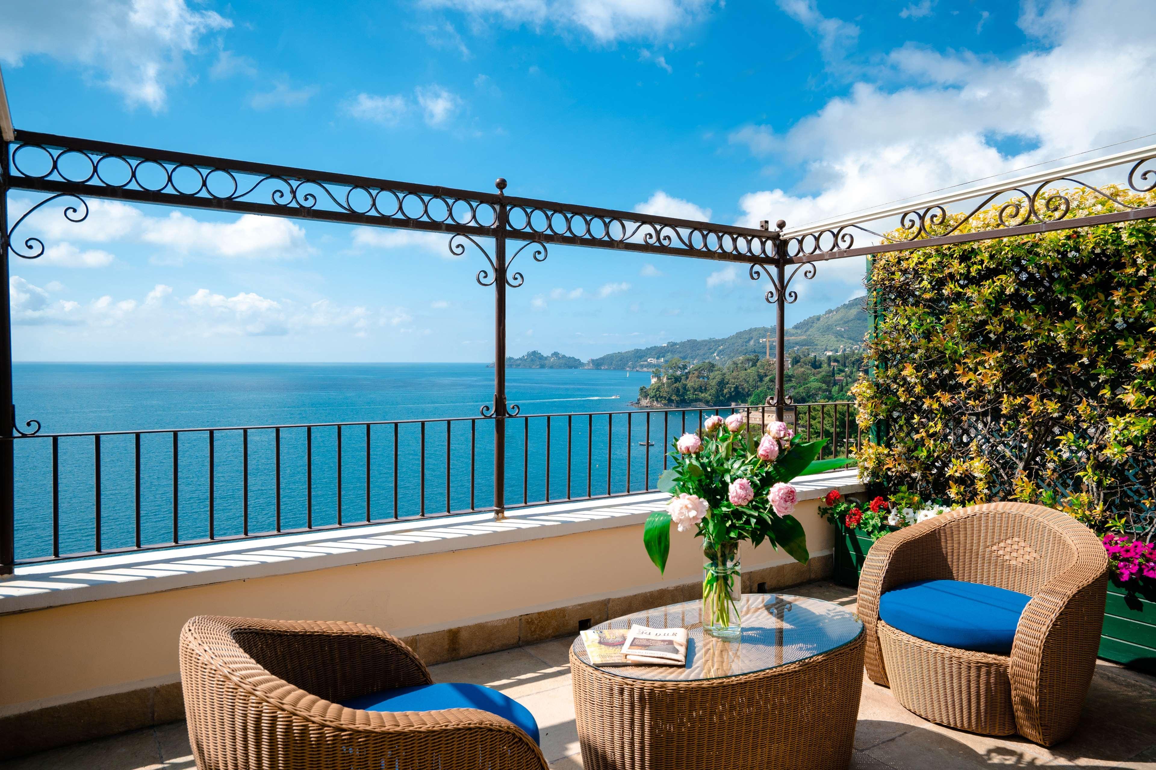 Excelsior Palace Portofino Coast Rapallo Luaran gambar View from the hotel