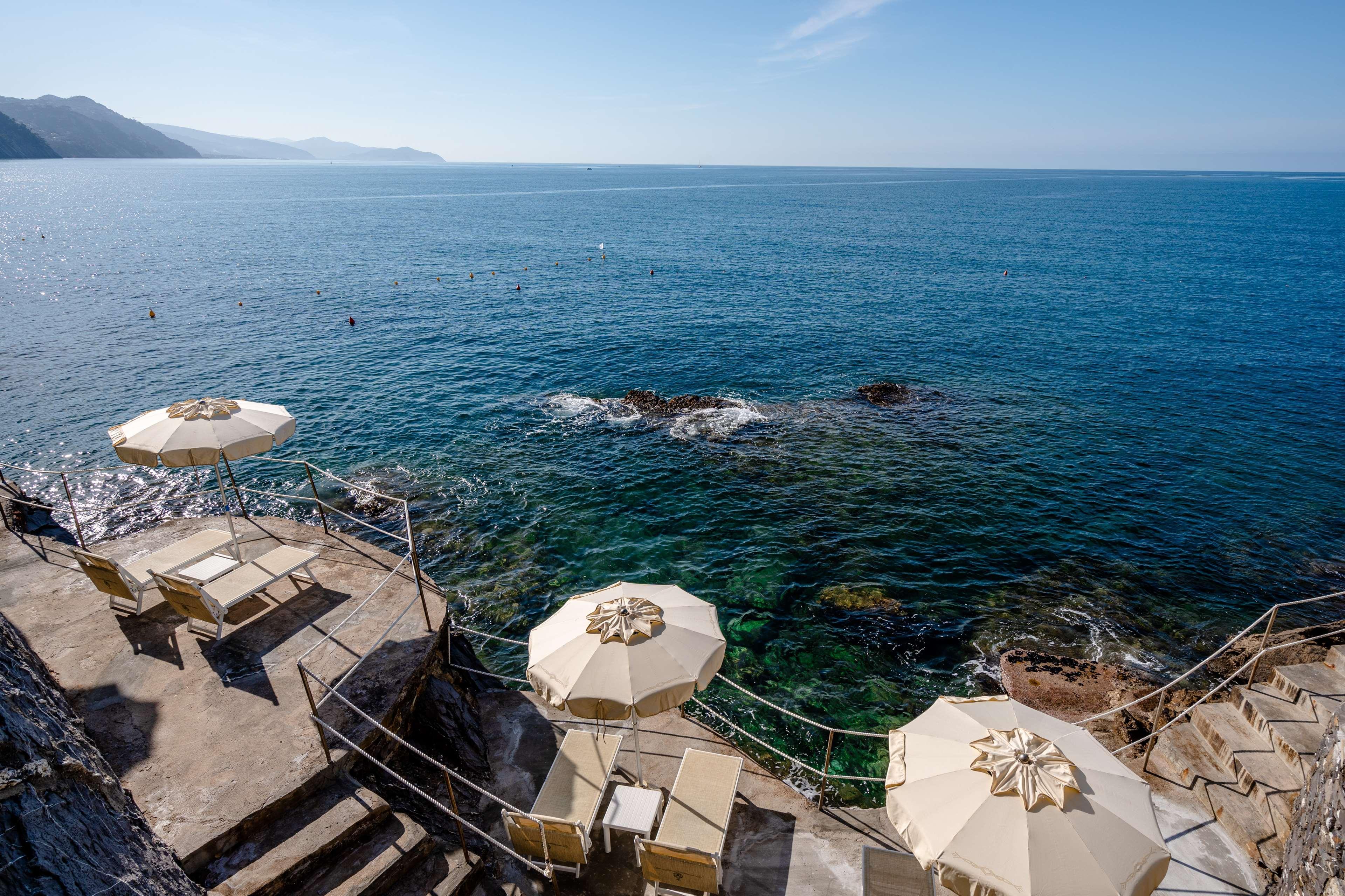 Excelsior Palace Portofino Coast Rapallo Luaran gambar View of the sea from the hotel
