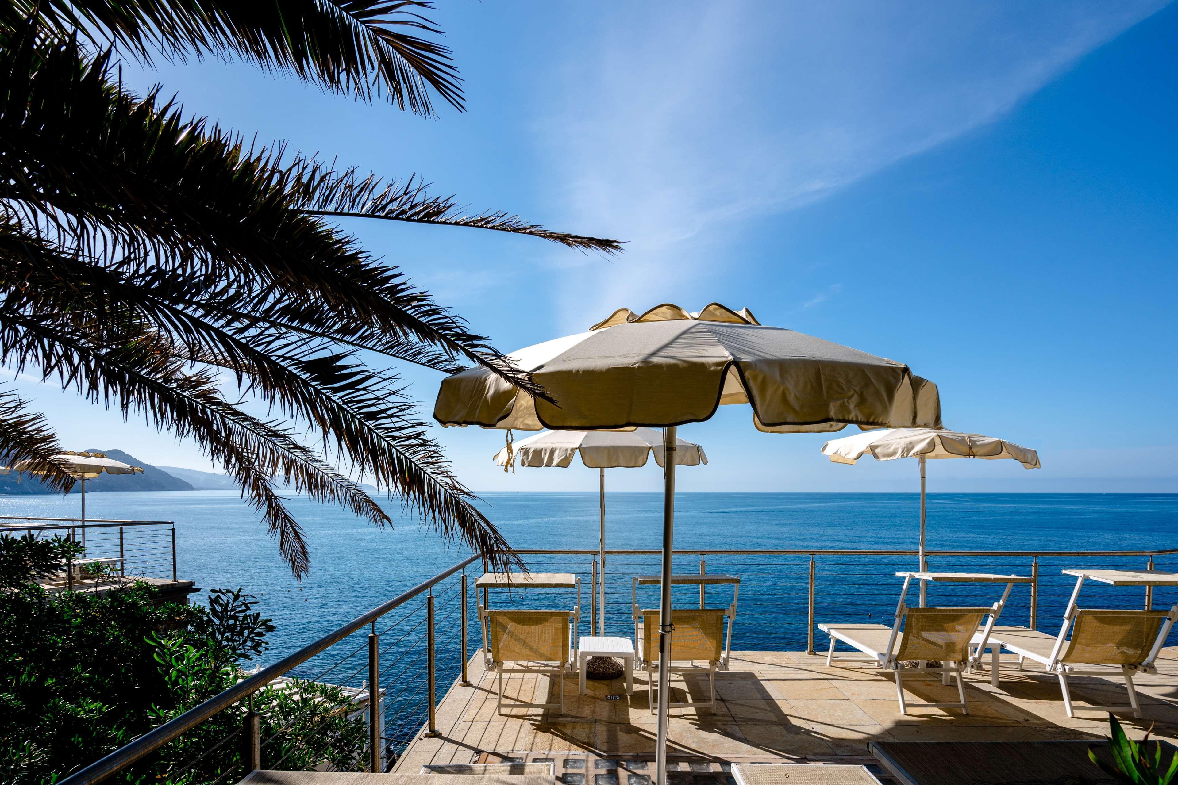 Excelsior Palace Portofino Coast Rapallo Luaran gambar View of the sea from the hotel